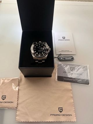 Reloj Pagani Design Automático Negro