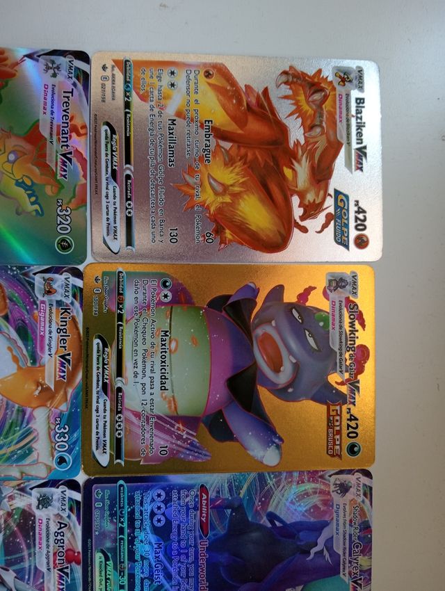 Lote Cartas Pokémon VMAX