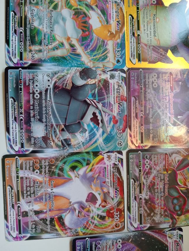 Lote Cartas Pokémon VMAX
