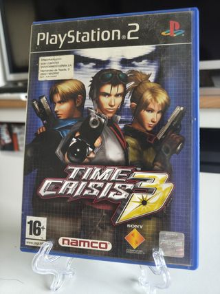 Time Crisis 3 PS2 pal España 