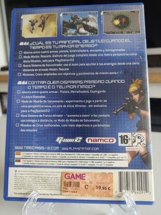 Time Crisis 3 PS2 pal España 