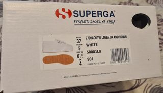 Superga 2790ACOTW Zapatillas Blancas Talla 37
