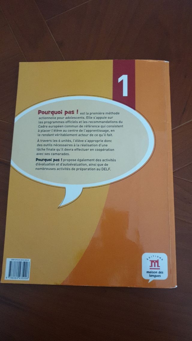 Pourquoi Pas ! Livre de l'élève Nivel A1