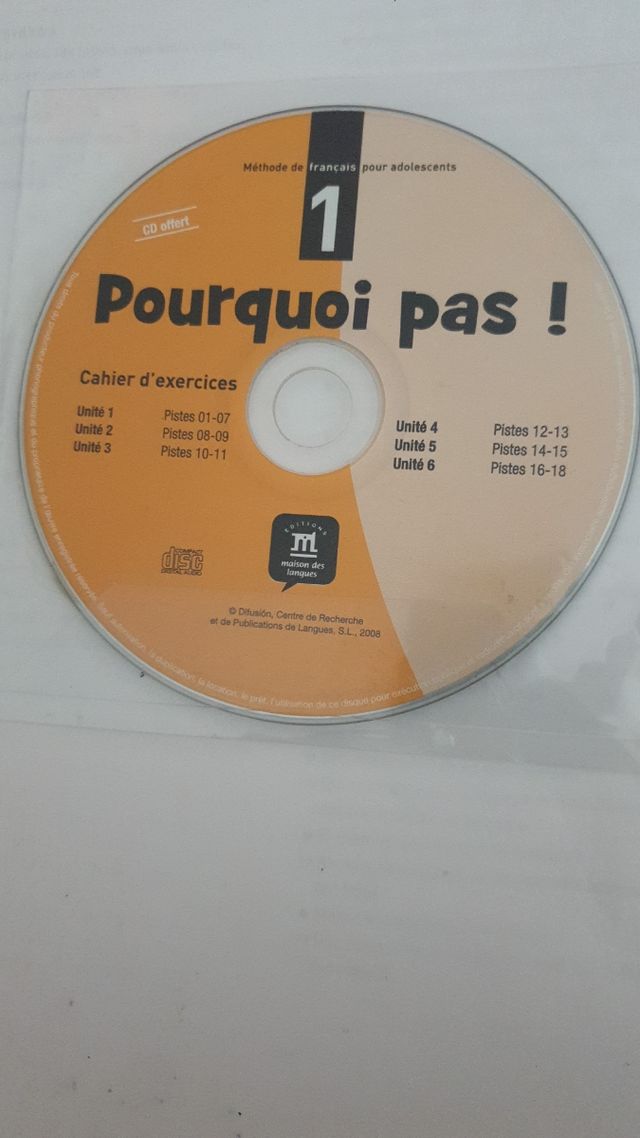 Pourquoi Pas ! Livre de l'élève Nivel A1