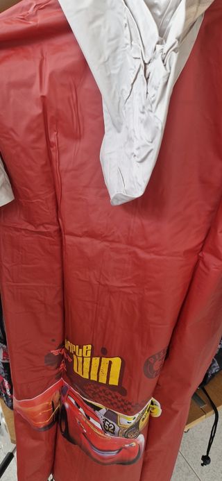 Chubasquero Cars Disney Talla 8