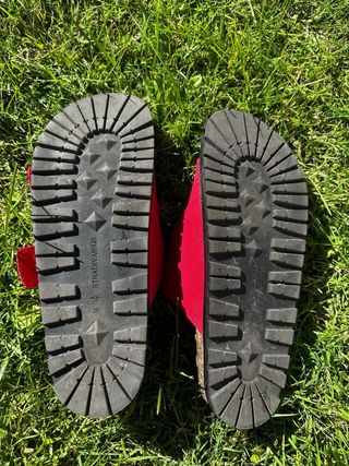 Sandalias de piel con hebillas