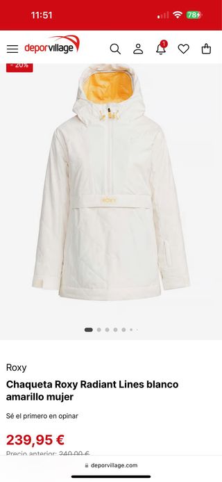 Abrigo Roxy Beige Nuevo con etiqueta Talla L