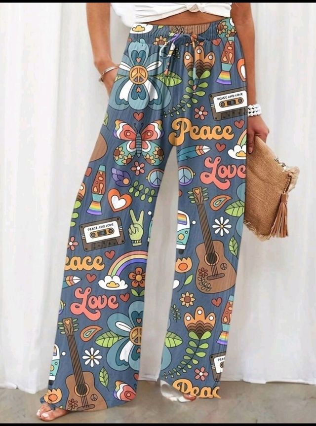 Pantalón estampado divertido