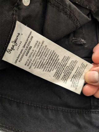 Tejanos Slim Fit Mujer/Niña Negros