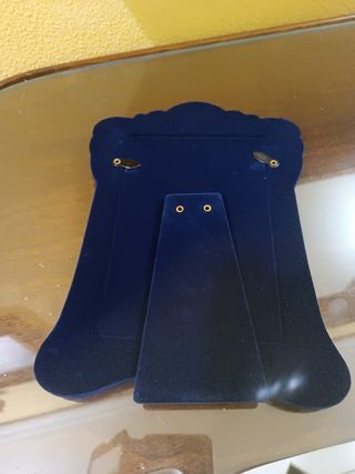 Marco de fotos decorativo metal  plateado.