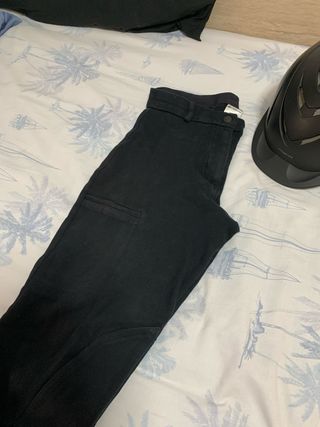 Casco Hípica Fouganza Negro Talla M regalo pantalo