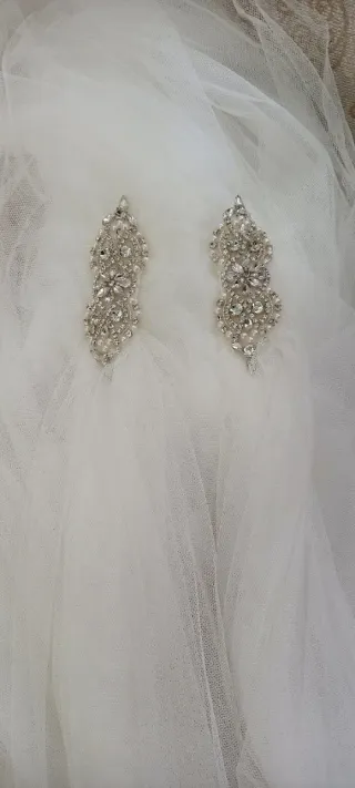 Capa de novia tul sedoso - Nueva