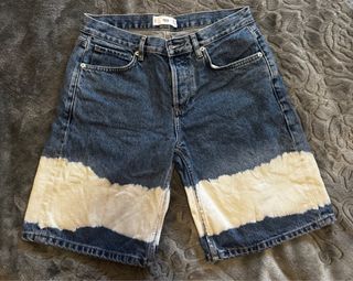 Pantalón corto vaquero Mango tie-dye