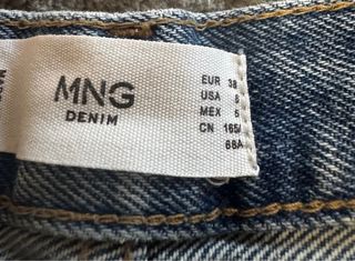 Pantalón corto vaquero Mango tie-dye