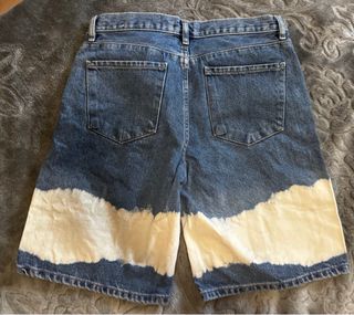 Pantalón corto vaquero Mango tie-dye