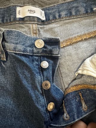 Pantalón corto vaquero Mango tie-dye