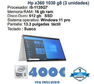 HP x360 1030 g8 - 16GB RAM, 512GB SSD