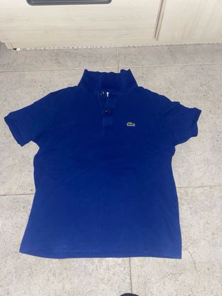 Camiseta Polo Lacoste Niño Azul 12-13 años