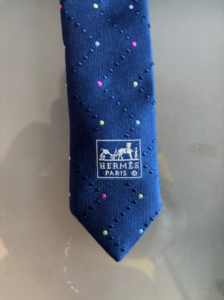 Corbata Hermes Azul