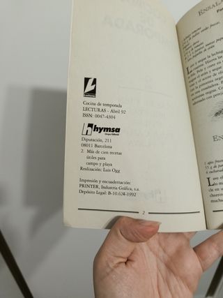 Libro vintage recetas