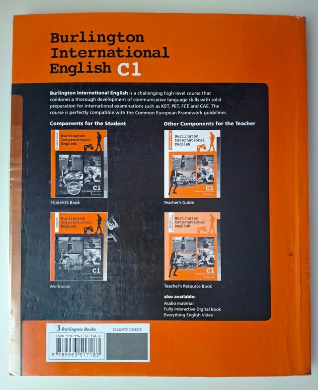 Libro BURLINGTON INTERNATIONAL ENGLISH C1 workbook