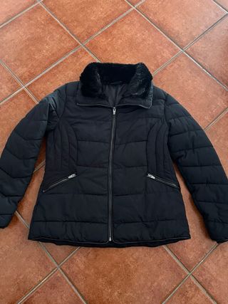 Chaqueta acolchada negra talla XXL