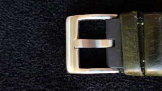 Correa de reloj de piel verde 20 mm