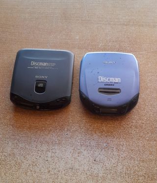 Lote de dos discman sony