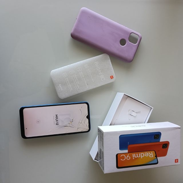 Xiaomi Redmi 9C Blu da riparare vetro