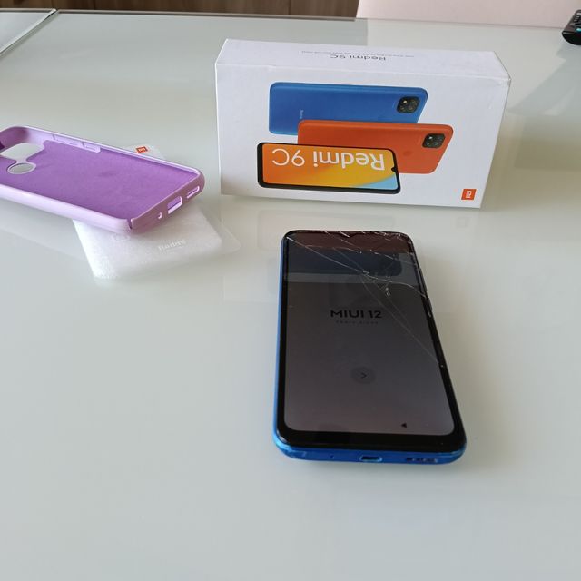 Xiaomi Redmi 9C Blu da riparare vetro