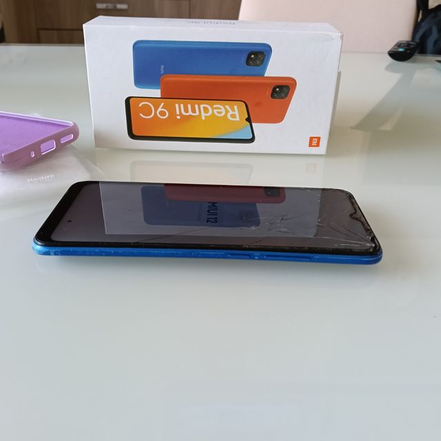 Xiaomi Redmi 9C Blu da riparare vetro