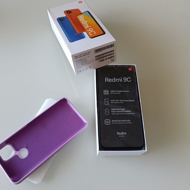 Xiaomi Redmi 9C Blu da riparare vetro