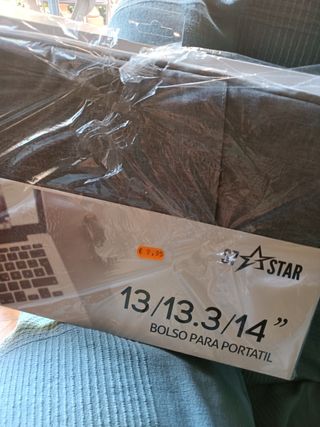 Maletín de tela de ordenador.