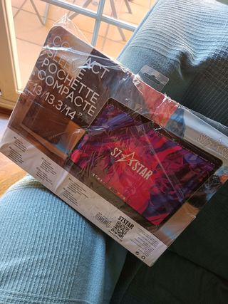 Maletín de tela de ordenador.