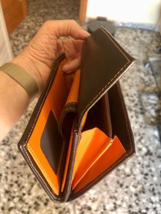 Cartera Billetero en Piel genuina Ana Navarro 