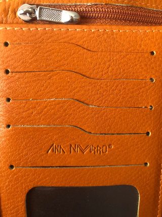 Cartera Billetero en Piel genuina Ana Navarro 
