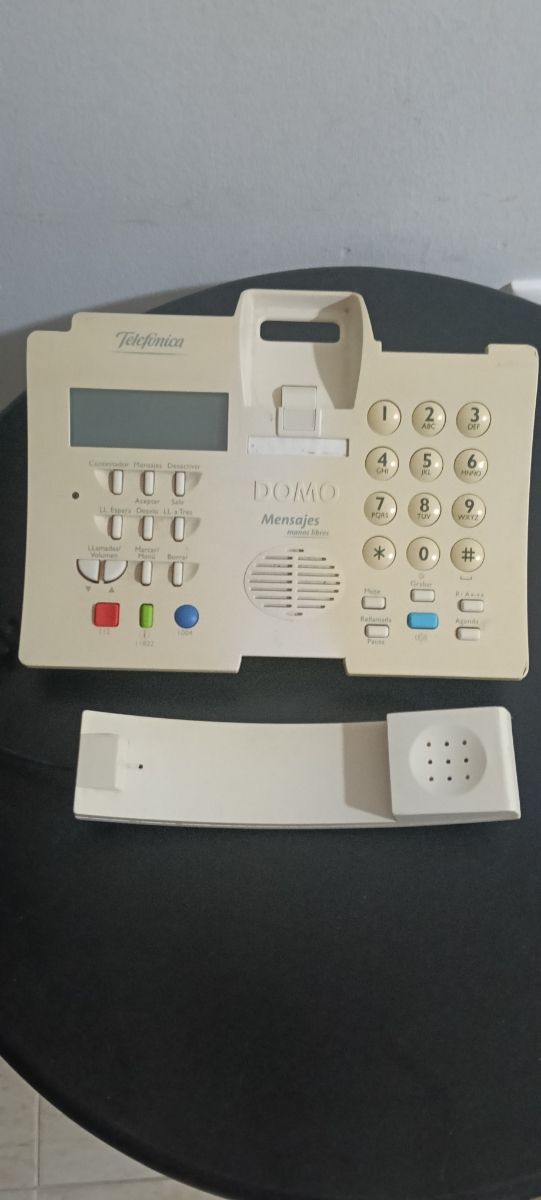 Teléfono fijo Domo Telefónica Beige