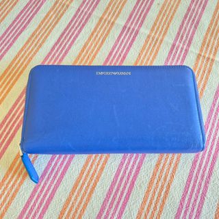 Cartera Emporio Armani original Azul  nueva