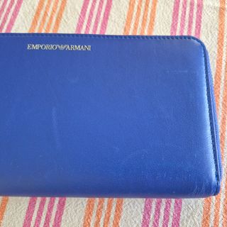 Cartera Emporio Armani original Azul  nueva