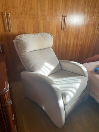 Butaca reclinable beige