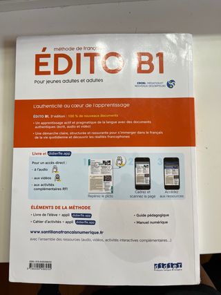 EDITO B1 ELEVE ED23