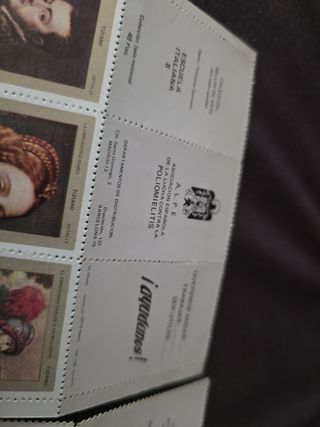 Sellos ALPE Escuela Italiana 7 y 8