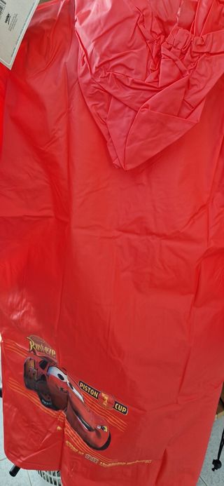 Chubasquero Cars Disney Talla 8