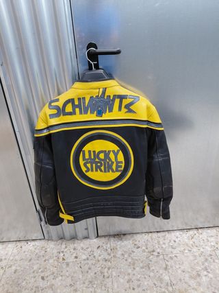 Chaqueta de cuero para moto Lucky Strike
