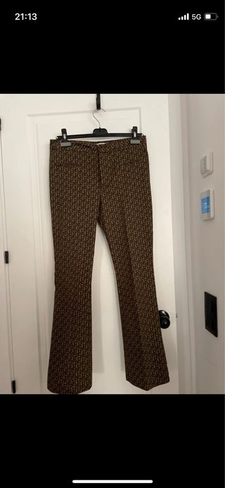 Pantalón Mango estampado