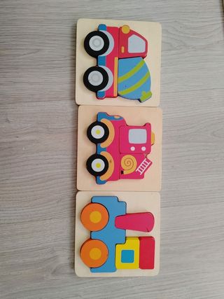 Puzzles de madera de vehículos
