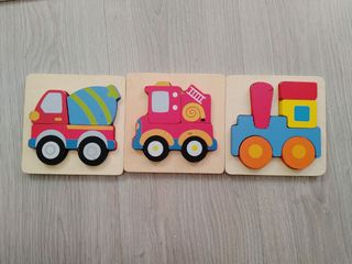 Puzzles de madera de vehículos