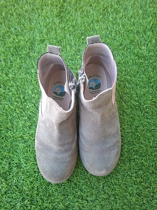 Botines Pablosky Gris y Plateado