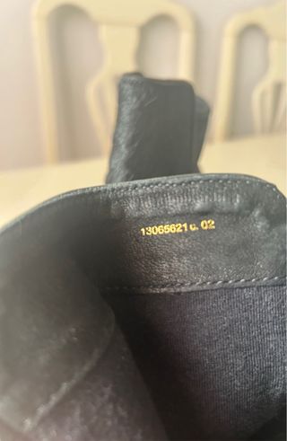 Botines Mango Piel Negros Tacon