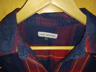 Camisas manga larga a cuadros, Bershka, S